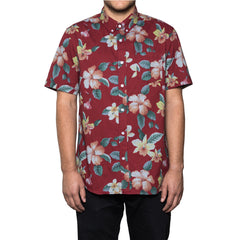 ALOHA AINA S/S WOVEN // RED