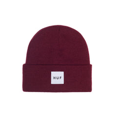 BOX LOGO BEANIE SUM15 // WINE