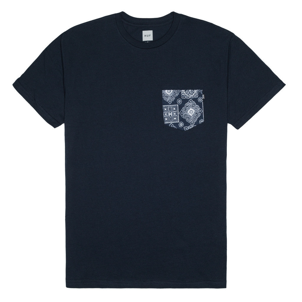 BRUCE POCKET TEE // NAVY