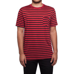CHARTER STRIPE S/S SHIRT // RED / BLACK