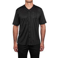 CLASSIC H BASEBALL JERSEY // BLACK