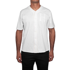 CLASSIC H BASEBALL JERSEY // WHITE