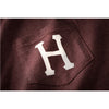 CLASSIC H POCKET TEE SUM15 // WINE HEATHER