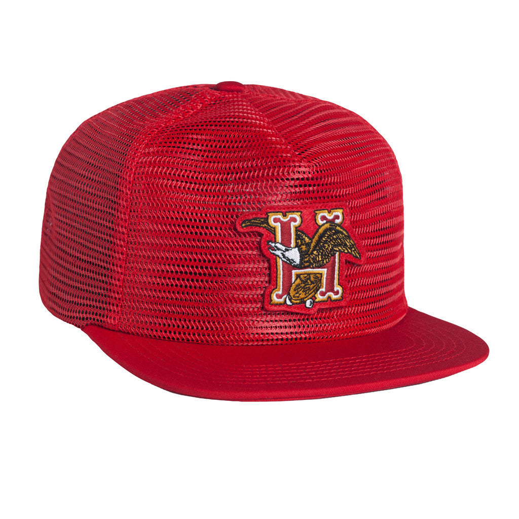 DOMESTIC FULL MESH SNAPBACK // RED