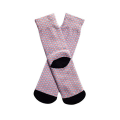 SUBLIMATED FUCK IT CREW SOCKS // WHITE