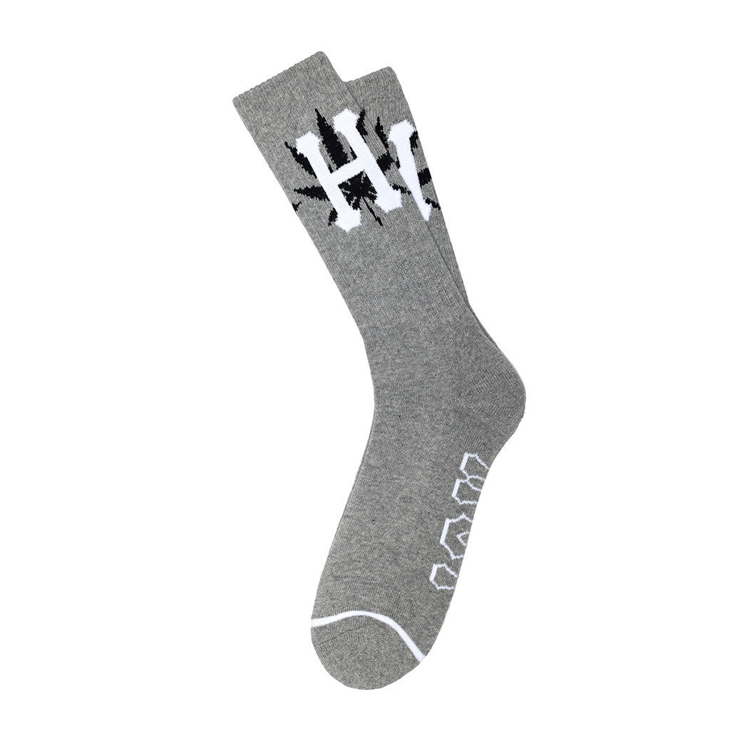 H-TOWN CREW SOCKS // HEATHER GRAY