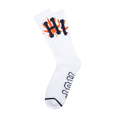 H-TOWN CREW SOCKS  // WHITE