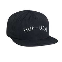 HUF USA SNAPBACK SUM15 // BLACK