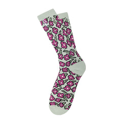 HUF X KROOKED FLOWERS SOCKS  // TARAGON