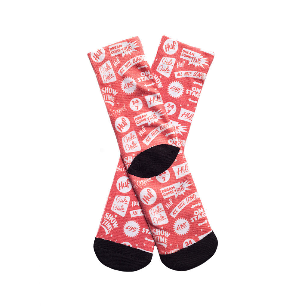 ON STAGE CREW SOCKS // RED