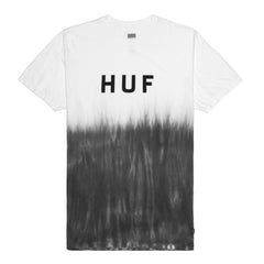 ORIGINAL LOGO FADED DIP DYE TEE // CHARCOAL