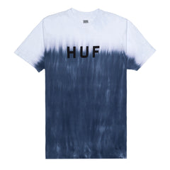 ORIGINAL LOGO FADED DIP DYE TEE // NAVY