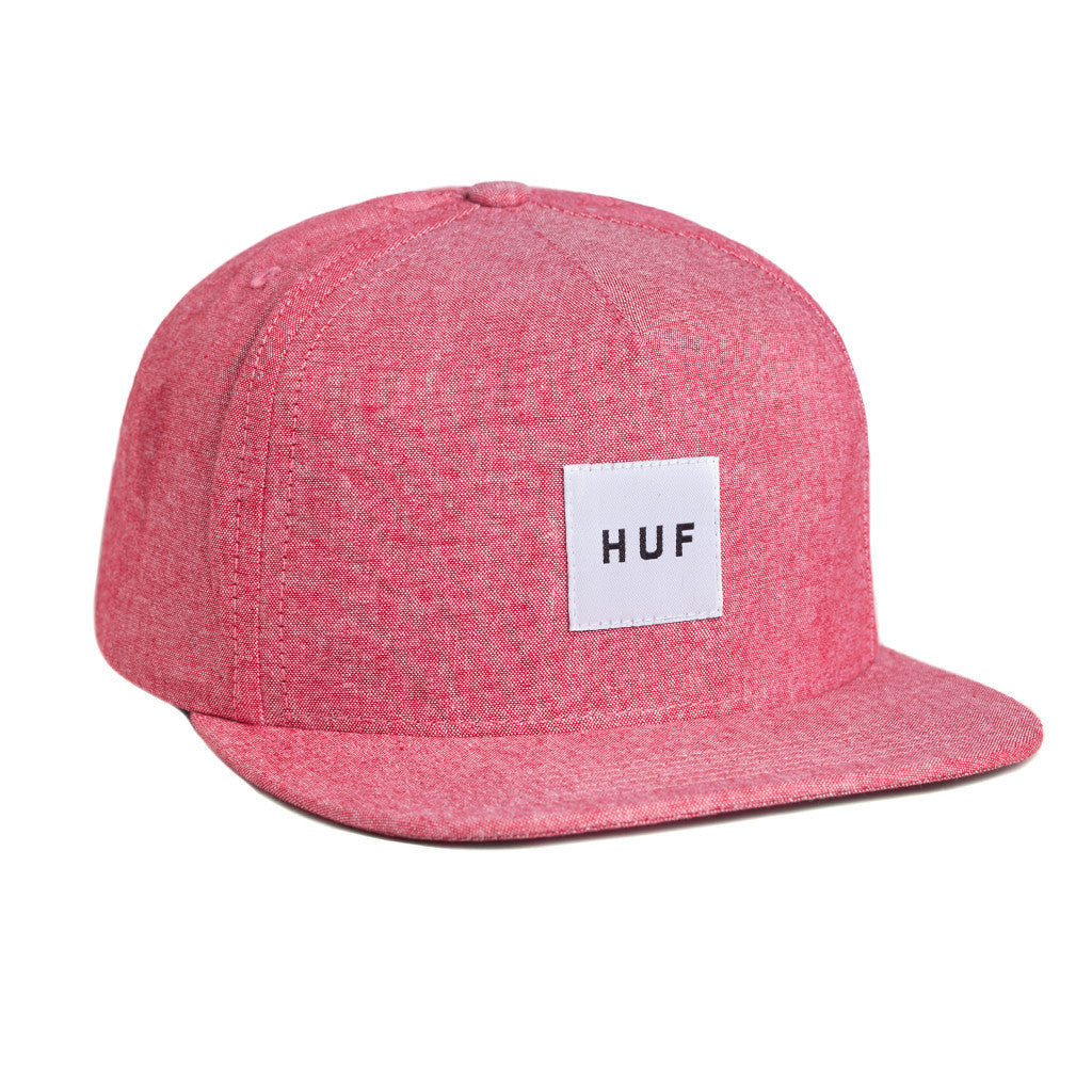 OXFORD BOX LOGO SNAPBACK // RED