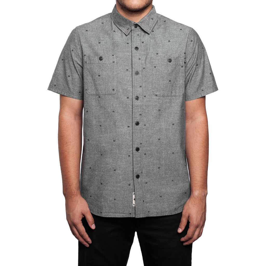 PAYDAY CHAMBRAY S/S WOVEN // BLACK