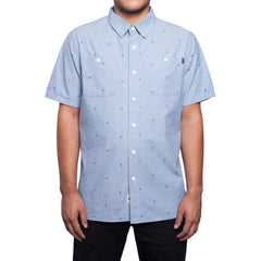 PAYDAY CHAMBRAY S/S WOVEN // BLUE