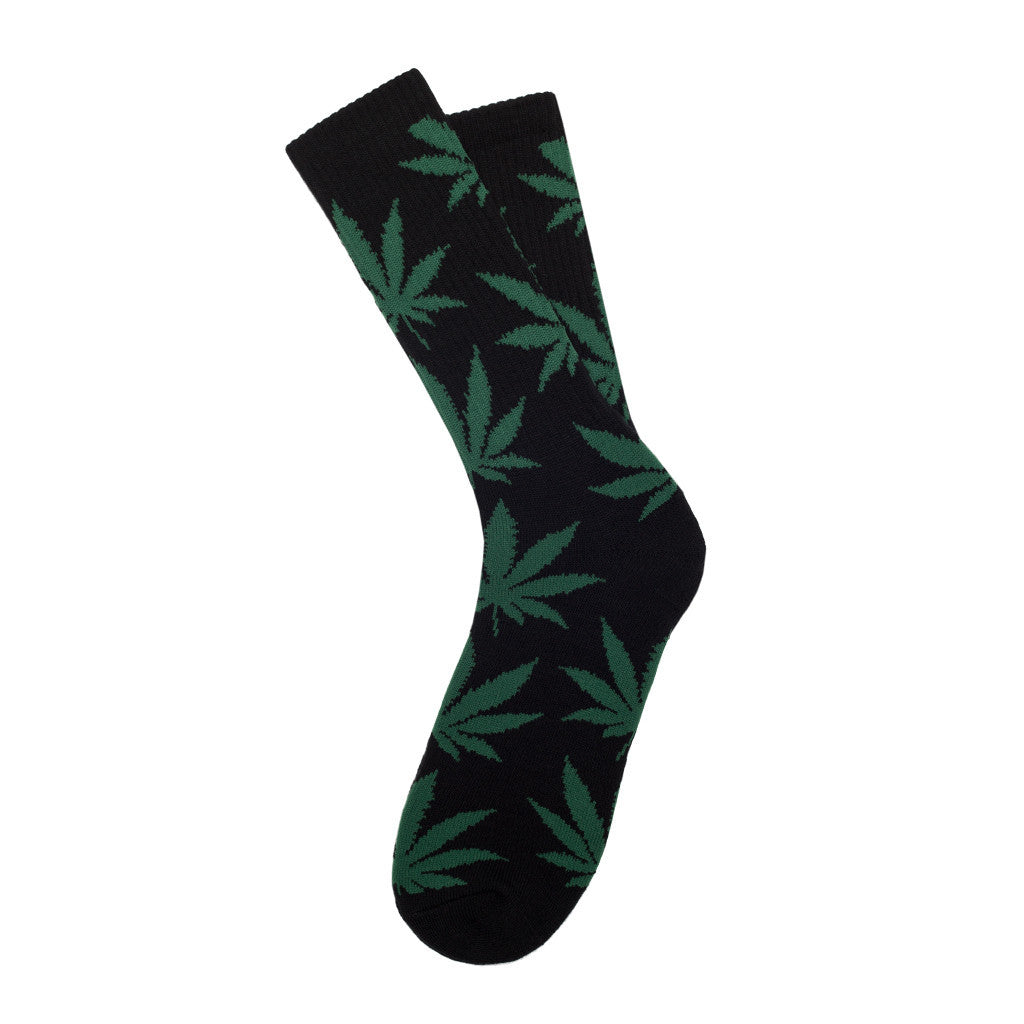 PLANTLIFE CREW SOCKS SUM15 // BLACK / GREEN