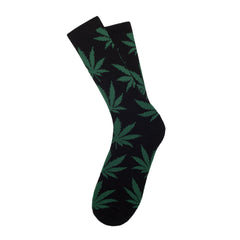 PLANTLIFE CREW SOCKS SUM15 // BLACK / GREEN