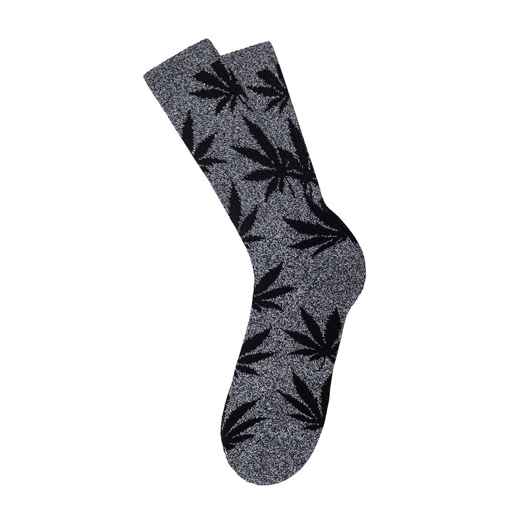 PLANTLIFE CREW SOCKS SUM15 // BLACK HEATHER