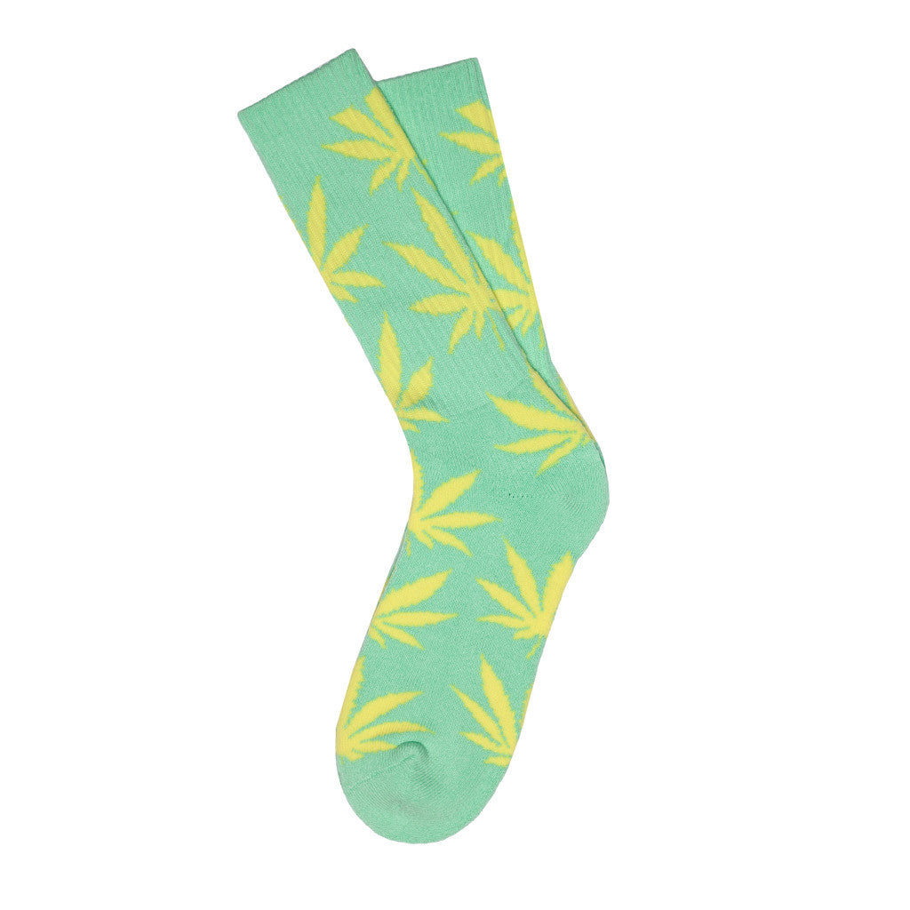 PLANTLIFE CREW SOCKS SUM15 // SEAFOAM / YELLOW