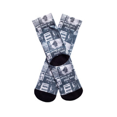SUBLIMATED PLANTLIFE PROPAGANDA SOCKS // WHITE