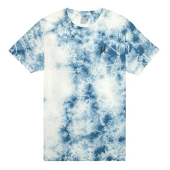 CRYSTAL WASH SCRIPT TEE SUM15 // BLUE
