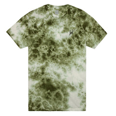 CRYSTAL WASH SCRIPT TEE SUM15 // GREEN