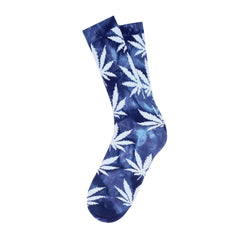 TIE DYE PLANTLIFE CREW SOCKS SUM15 // MINT / NAVY