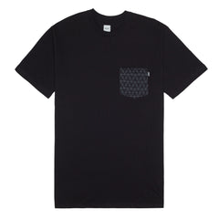 TRIPLE TRIANGLE POCKET TEE // BLACK
