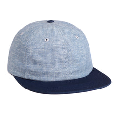 UNMARKED 6 PANEL CAP // BLUE