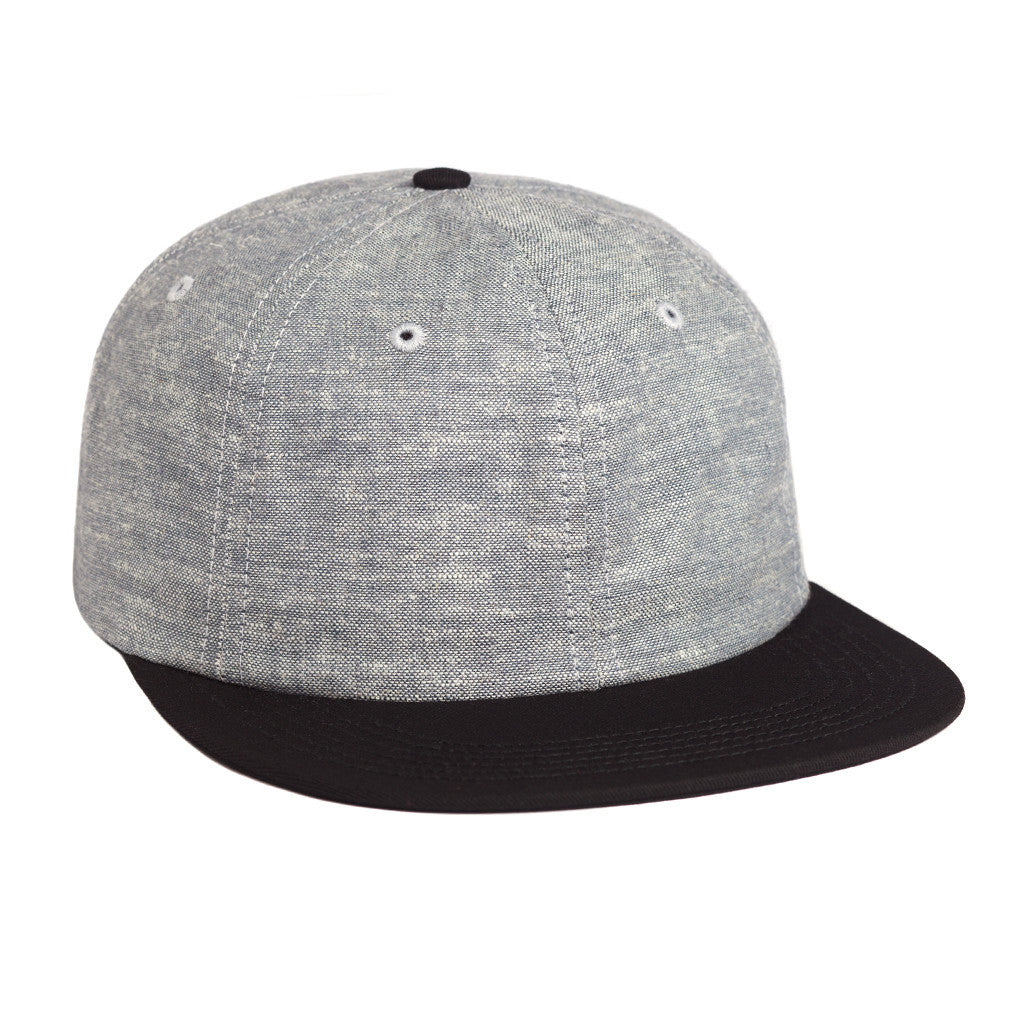 UNMARKED 6 PANEL CAP // GRAY