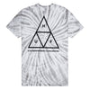 WASHED OUT TRIPLE TRIANGLE TEE // GRAY