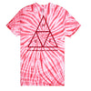 WASHED OUT TRIPLE TRIANGLE TEE // RED