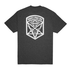 HUF X THRASHER ASIA TOUR TEE // CHARCOAL HEATHER