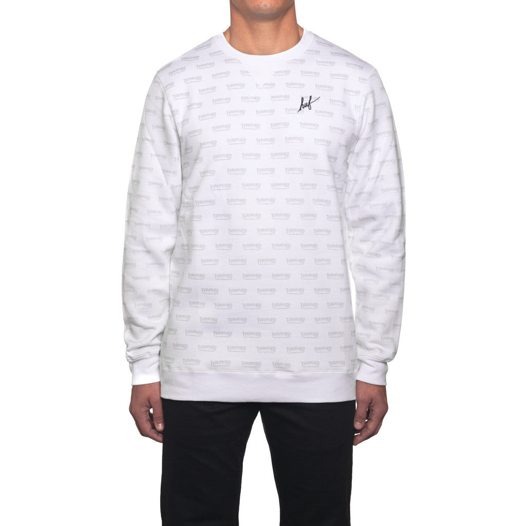 HUF X THRASHER CREW // WHITE