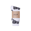 HUF X THRASHER LOGO SOCKS // WHITE