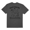 HUF X THRASHER SOUVENIR TEE // CHARCOAL HEATHER