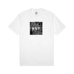 TROPICAL BOX LOGO TEE // WHITE / BLACK