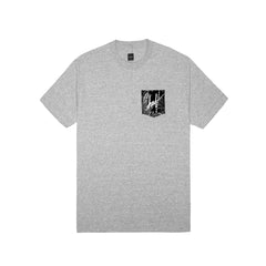 TROPICS POCKET TEE // GRAY / BLACK