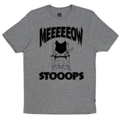 THE LAST MEOW TEE // GRAY HEATHER