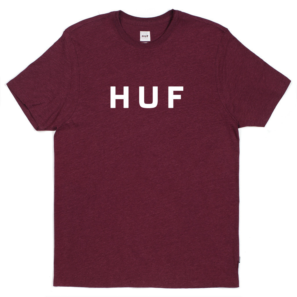 ORIGINAL LOGO TEE SP15 // MAROON HEATHER