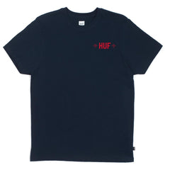 QUALITY GARMENTS LOCKUP TEE // NAVY