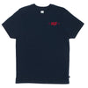 QUALITY GARMENTS LOCKUP TEE // NAVY