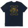 SNAKE TEE // NAVY