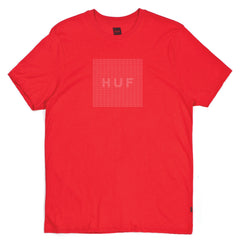 STARS BOX LOGO TEE // RED