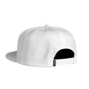 TONAL SCRIPT SNAPBACK // WHITE