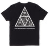 TRIANGLE ROSE TEE // BLACK