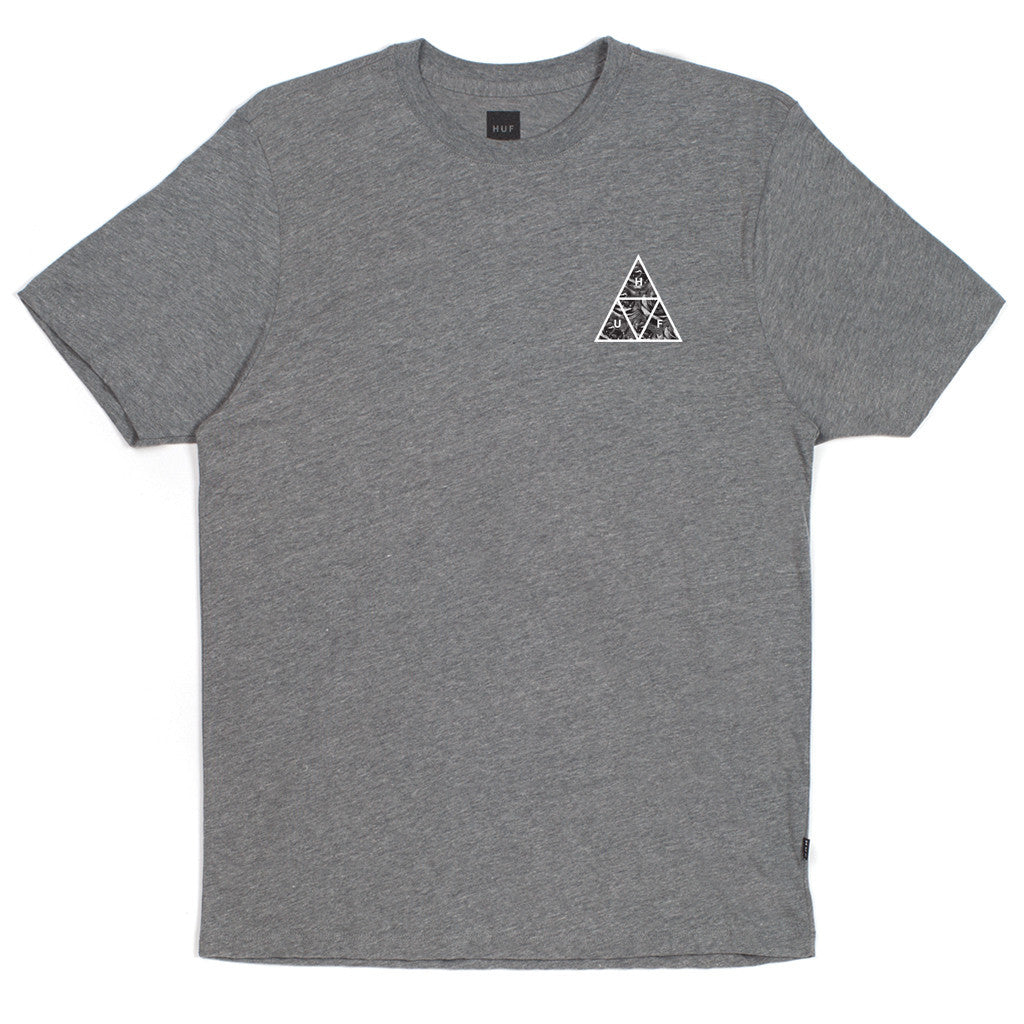 TRIANGLE ROSE TEE // GRAY HEATHER