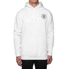 HUF X BLACK SCALE JACK OF ALL SPADES HOODIE // WHITE