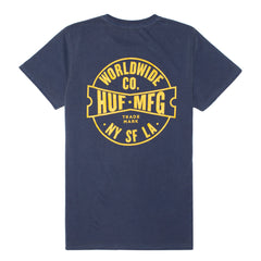 HUF MFG SEAL WASHED TEE // NAVY