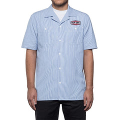 GAS STATION WOVEN // BLUE